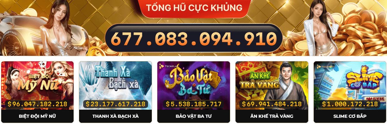 Chơi game hot, nhận thưởng khủng c�ng Hitclub